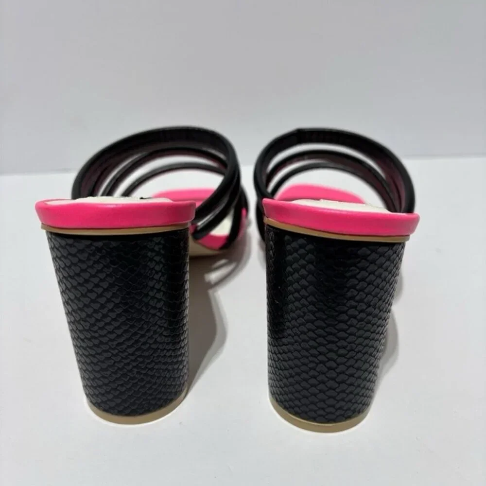 William Rast Women’s Rafaella Black Heeled Sandals, Size 8.5 M